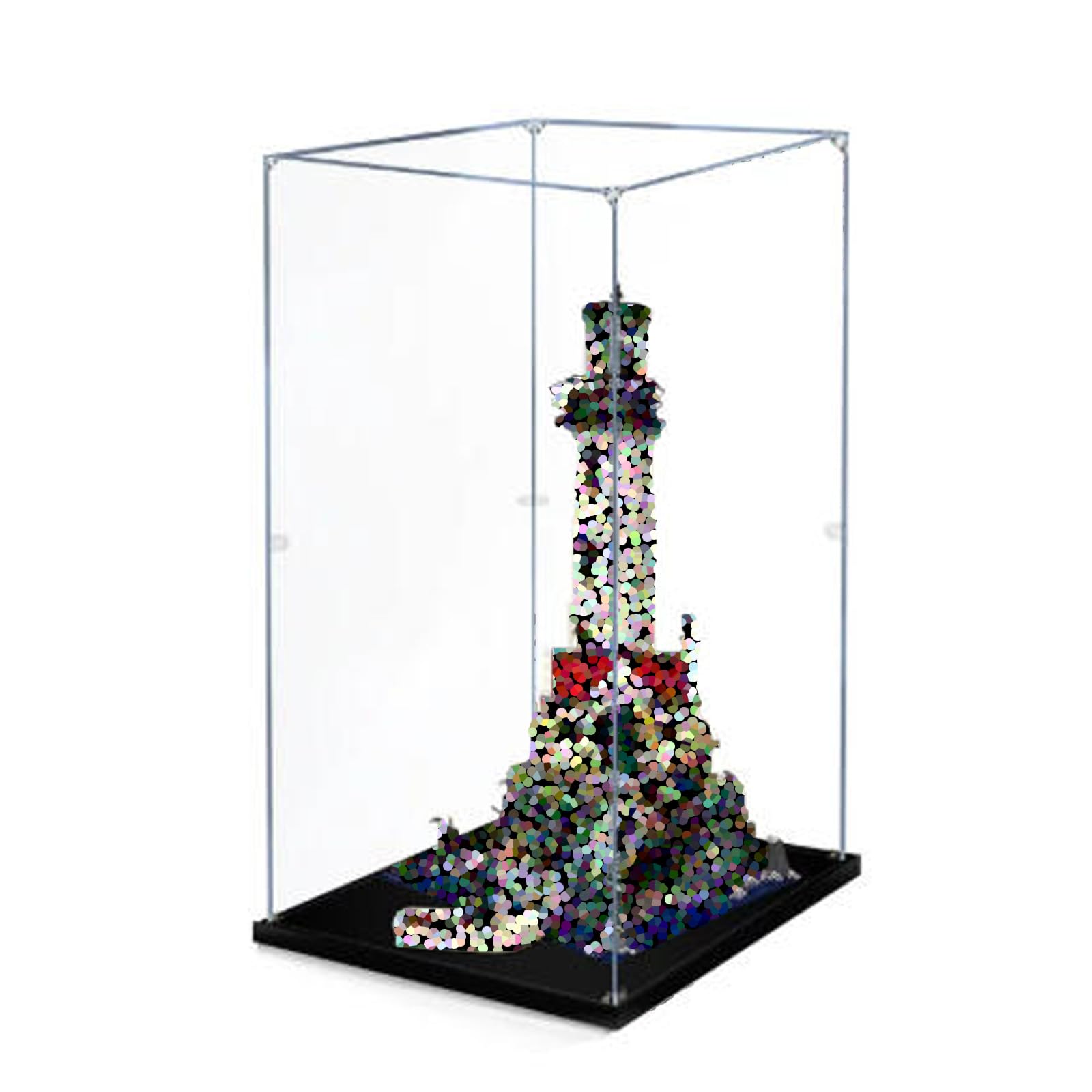 Dustproof Clear Acrylic Display Case for Lego 21335 Lighthouse,Box Only (3mm)