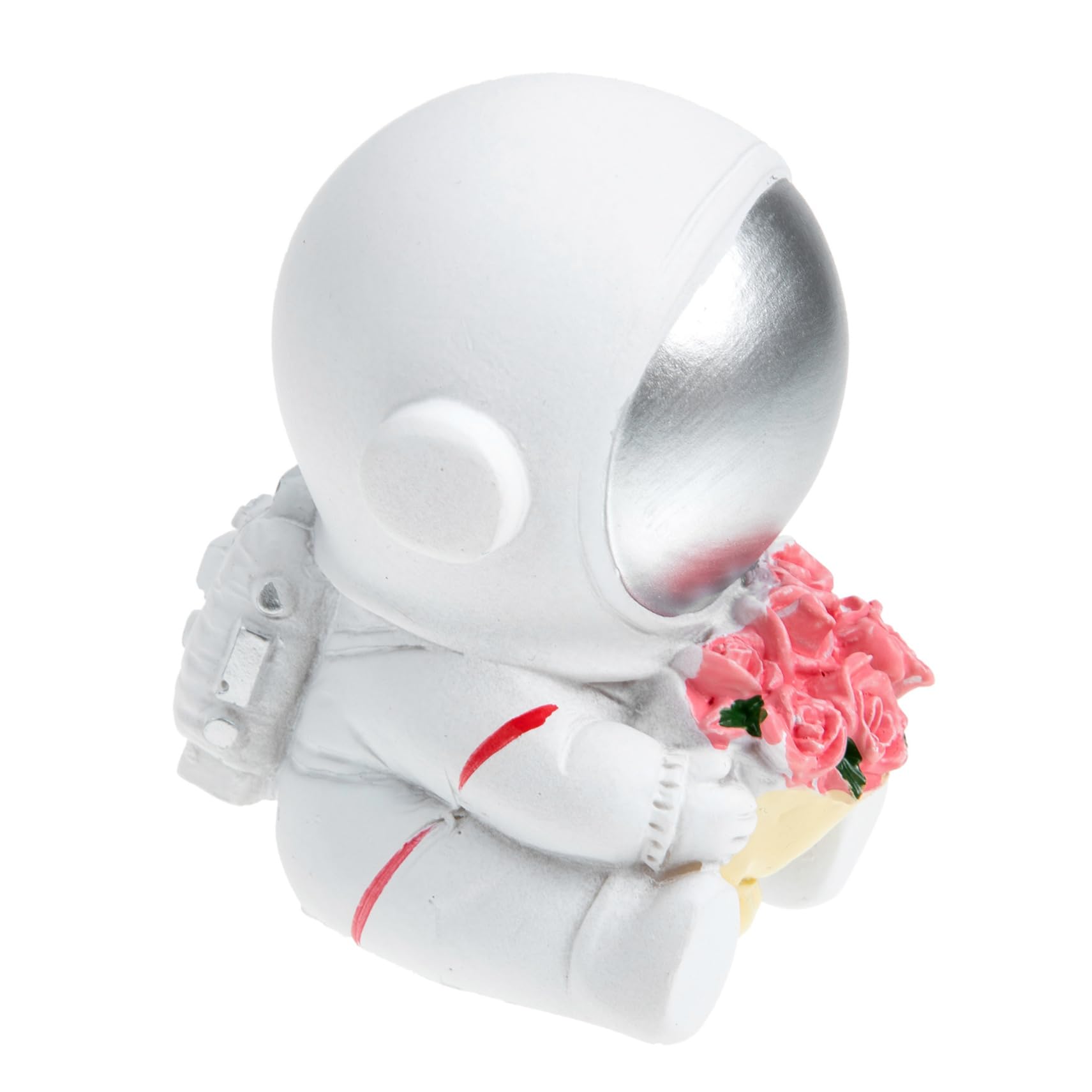 Ciieeo 4 Stück Astronauten-Ornamente geburtstagsgeschenk geburtstagsmitgebsl Kuchen-Dekoration tortendeko einschulung Schiff Auto Astronautenmodell Astronautenstatue Harz