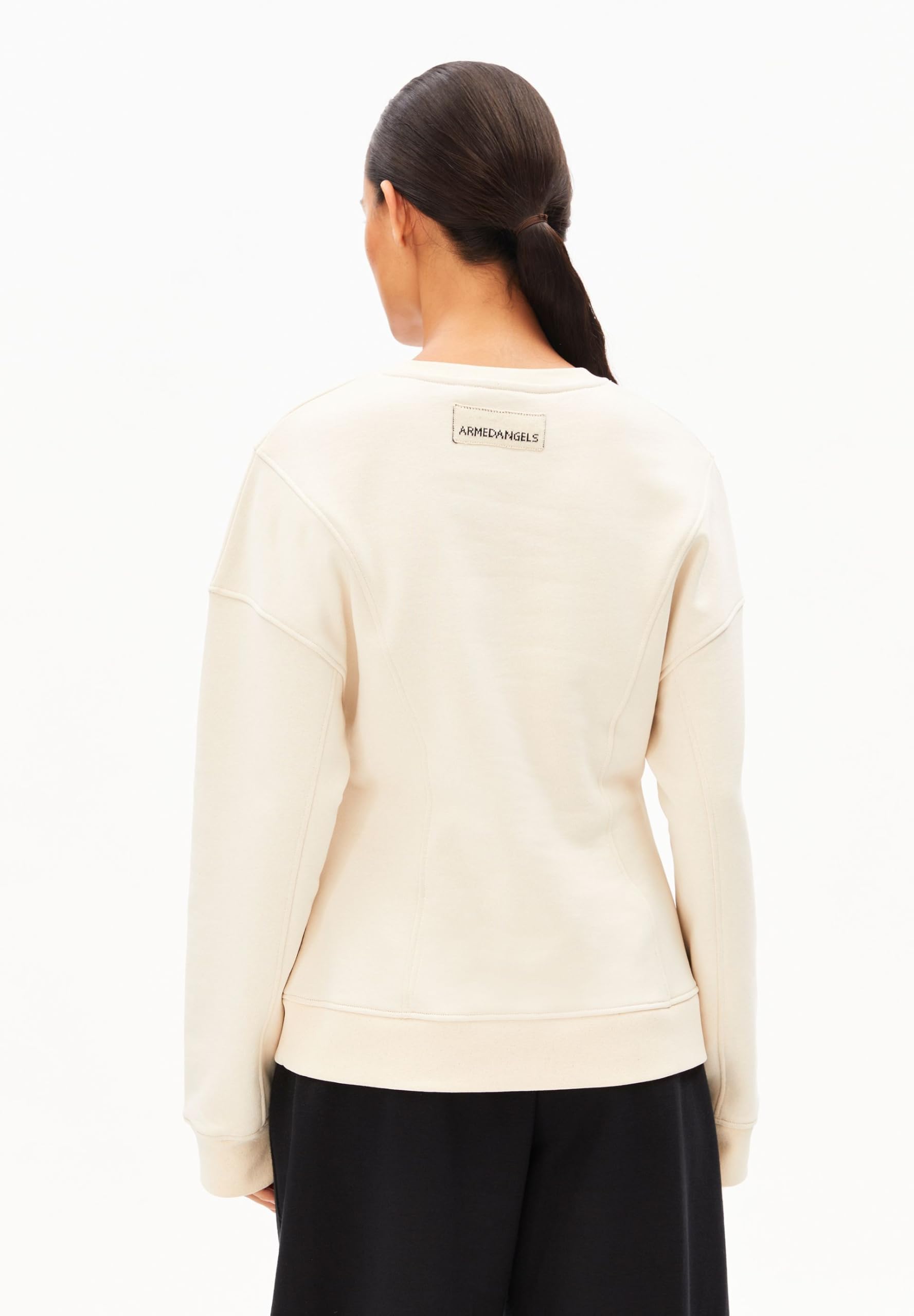 ARMEDANGELS Felpa da donna in misto cotone UN-Wasted Barrel Fitted