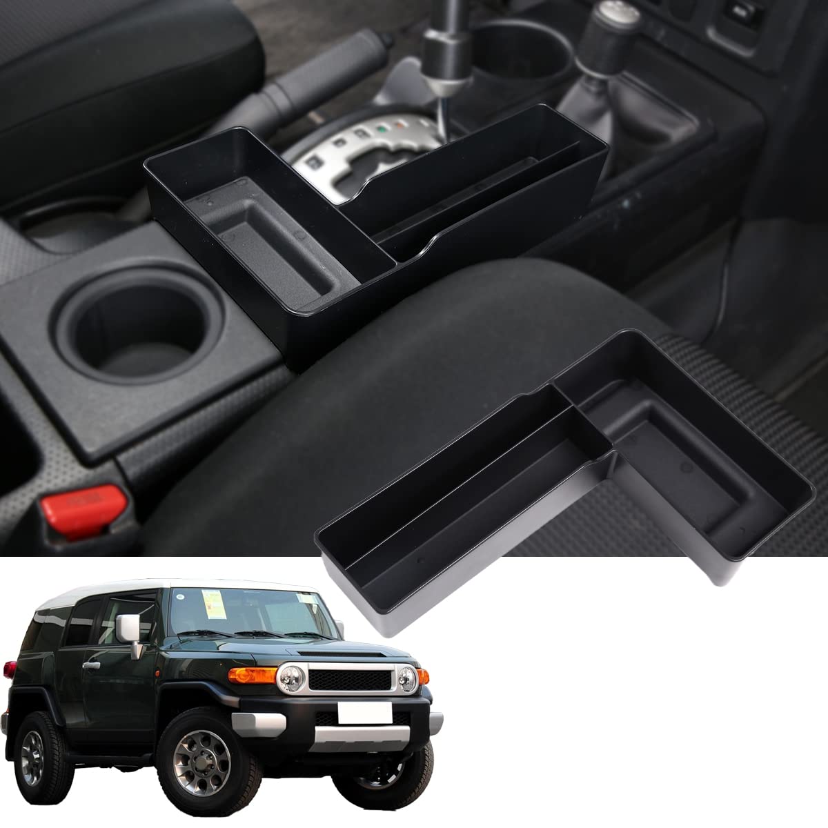 FJクルーザー用コンソール収納ポケット Amazon.co.jp: YUECHI トヨタ FJクルーザー 2007 2021年モデル用