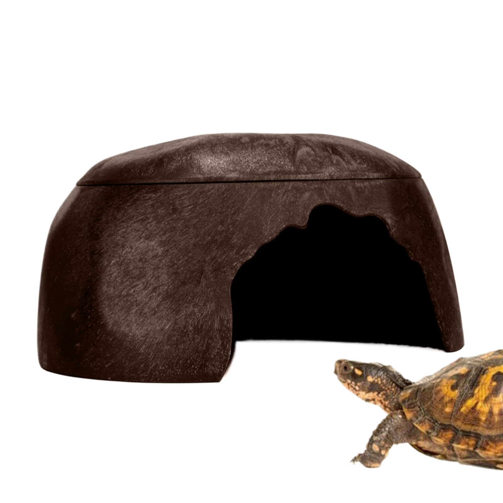 Scatola Habitat per Rettili Arredo Terrario Compatto e Grotta per Animali | per Rettili per Leopardo, , Pogona, Serpente, Tartaruga, Interno ed Esterno Giardino