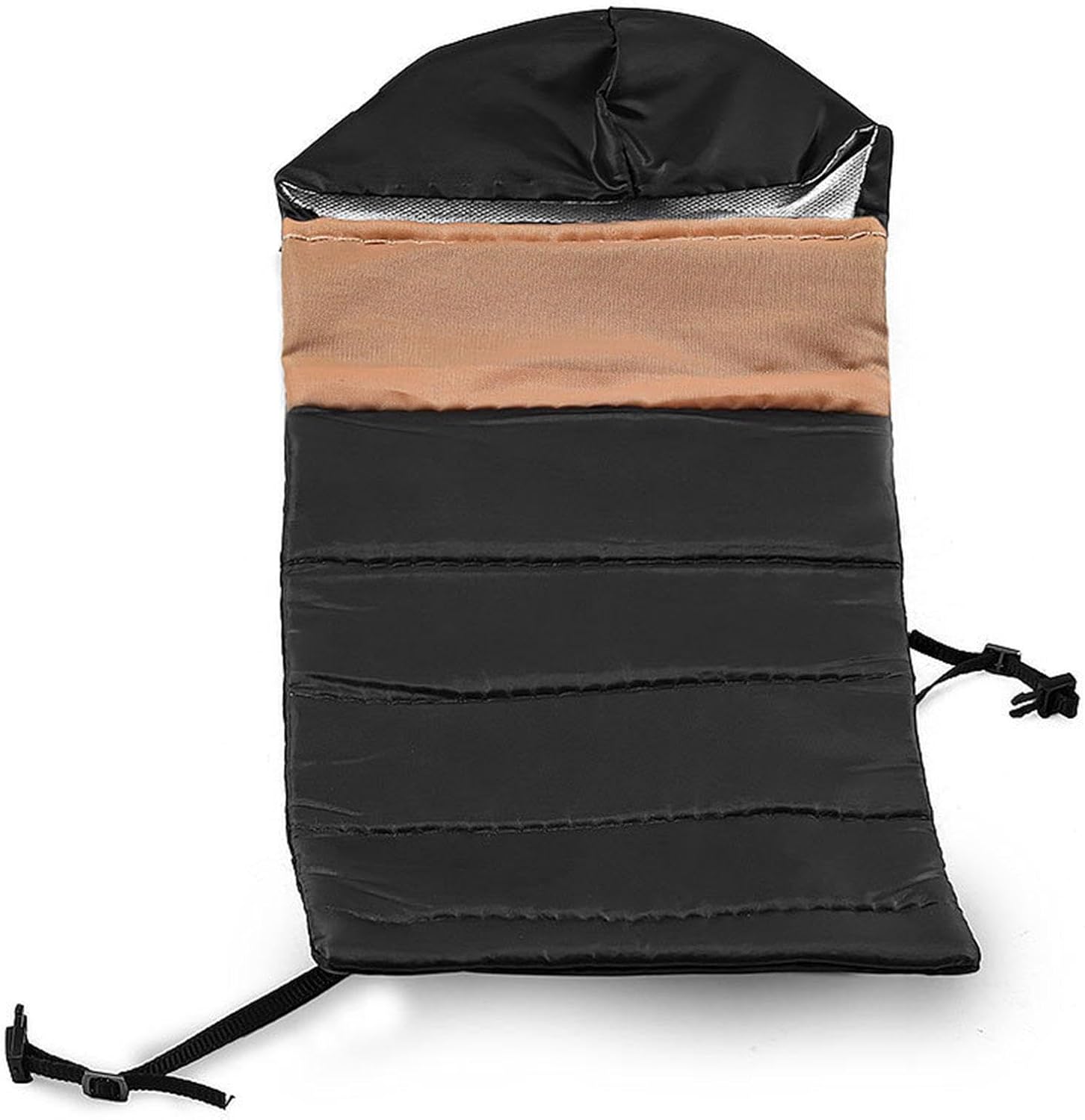 Simhoa 1/10 RC Crawler Sleeping Bag Realistic Decoration Quick Installation Upgrades Lightweight 9.2x3.9cm Accessory, Black