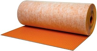 Schluter Ditra Uncoupling and Waterproofing Membrane for Ceramic and Stone Tile Application - Quick Installation, Made of Polyethylene, 1/8" Thickness, 54 Square Feet - DITRA5M
