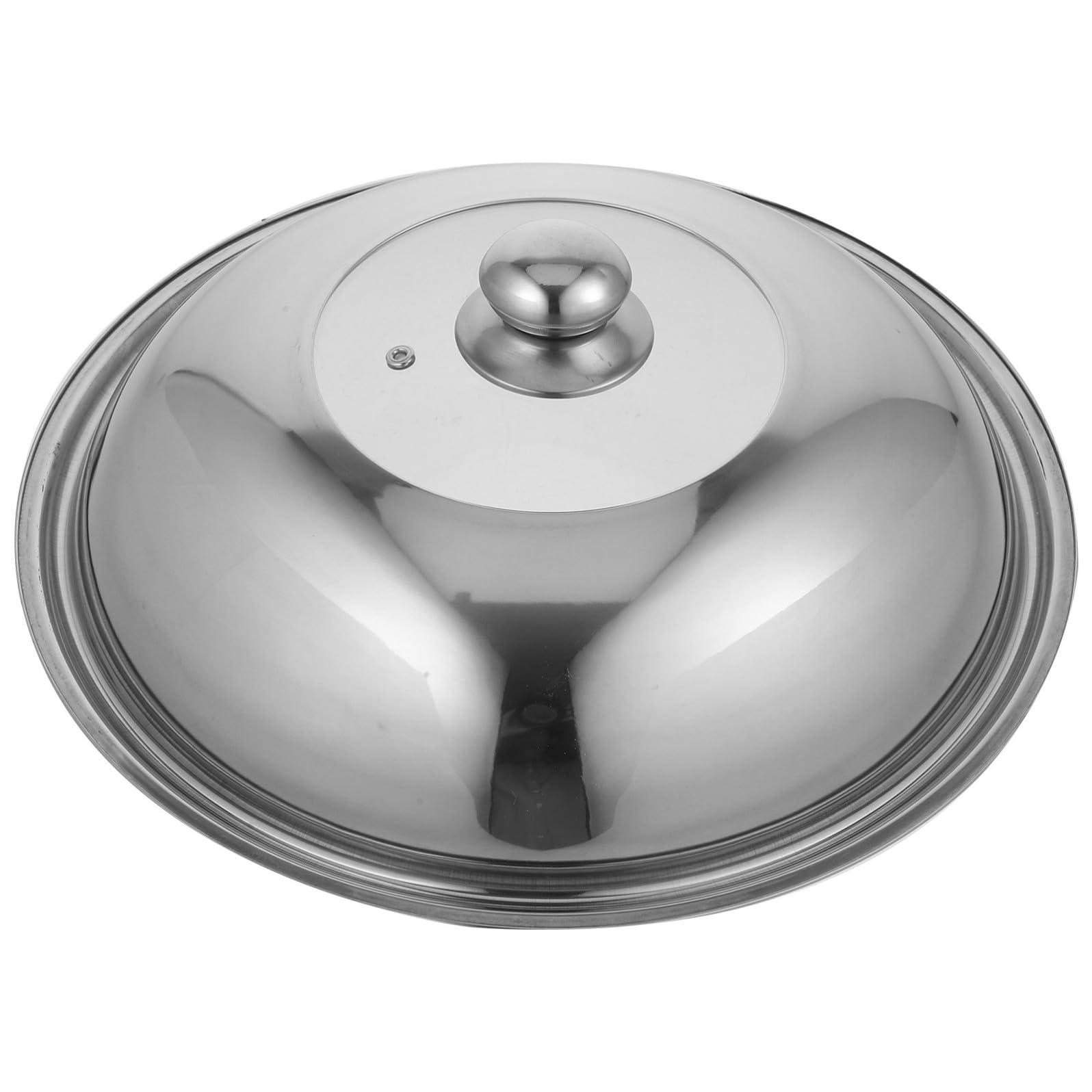Coperchio Resistente in Inossidabile per Pentola da Cucina e Facile da Sollevare, Design e Superficie Liscia per Wok e Padelle