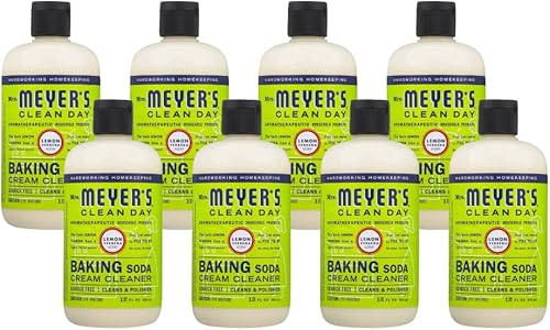 Miniatura 8 de MRS. MEYER'S Clean Day - Limpiador en crema de bicarbonato de sodio, corta la grasa, esmalte sin arañazos, verbena de limón, 16 onzas líquidas
