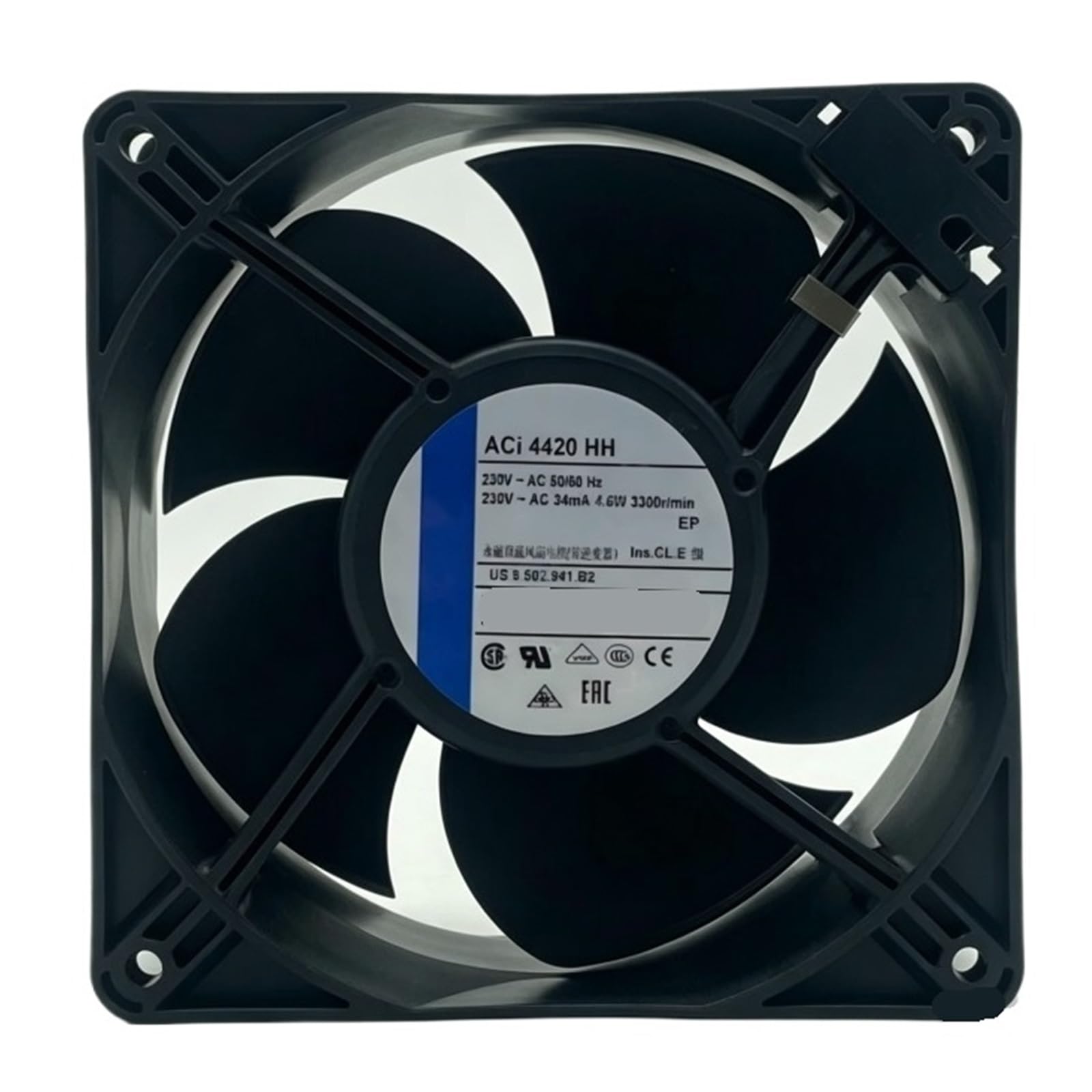 TPKMVGAP ACi4420HH cooling fan 230VAC 50/60Hz 34mA 4.6W 3300r/min