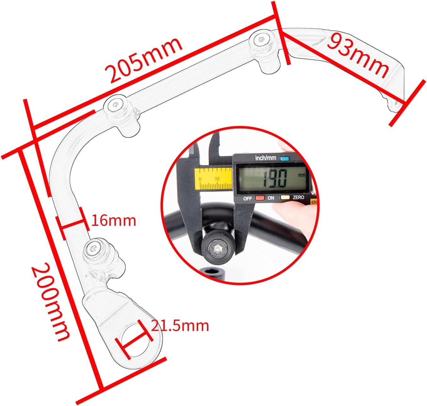 Lorababaer Motorcycle Right Side Saddlebag Steel Mounting Bracket Compatible with R Nine T RNine T R9T Scramble Racer Pure Urban GS Luggage Bag Support Mount (Only Bracket)