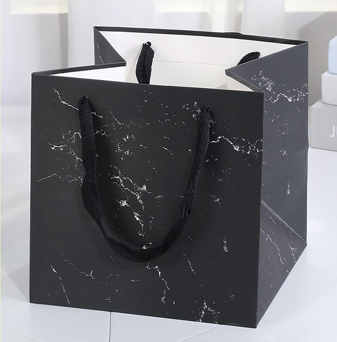 RUIFYRAY Large gift bag, 11.8" Square Reusable Big Boxes with Handle, for Wedding, Birthday, Presents, Father's Day, Thanksgiving, Christmas, New Year's, Holiday Gifts - Image 4