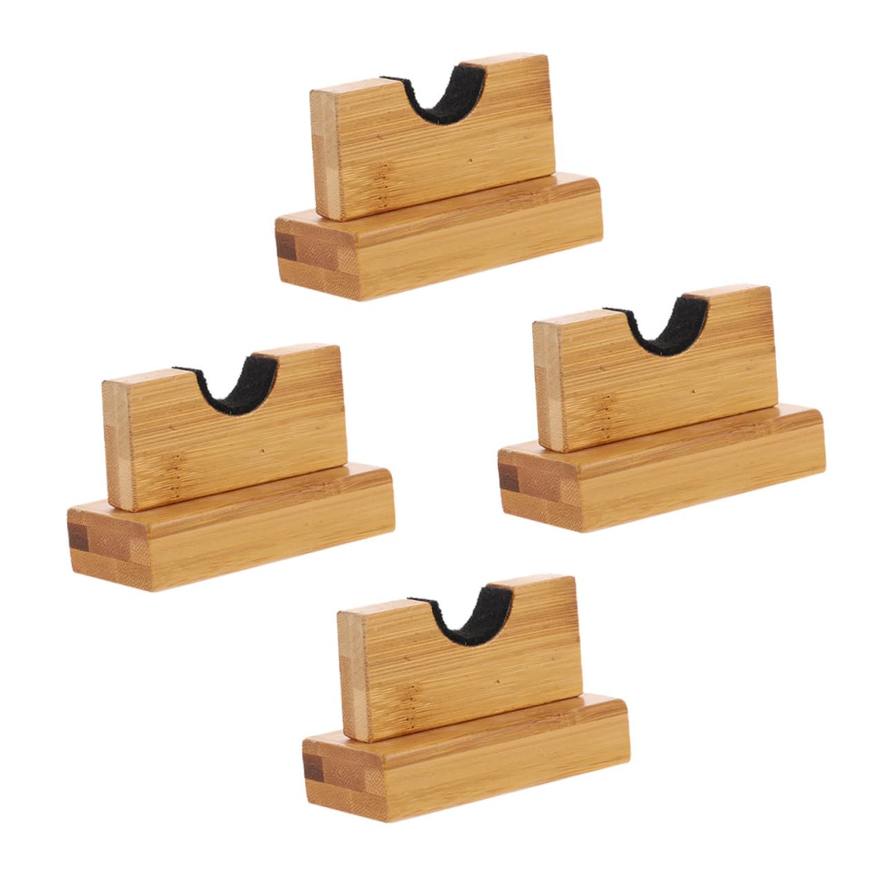 BCOATH 2 Set Bamboo Baseball Bat Rack Holder Bat Accessories Display Case for Home Decor