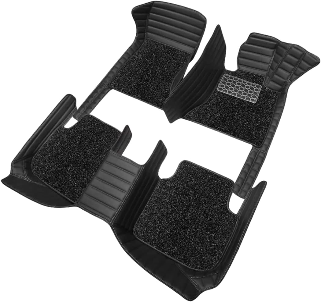9D Premium Custom Fitted Car Foot Mats for Hyundai Tucson 2022 - Black