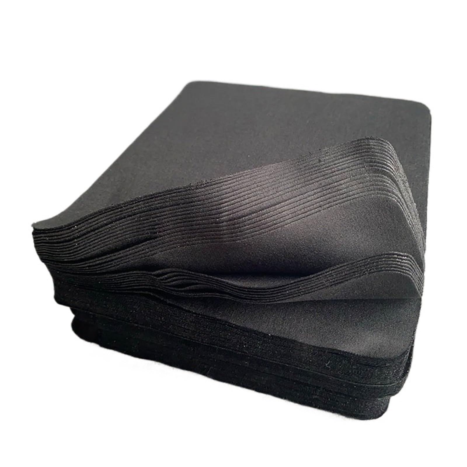 MZPOZB Glass Cloths For Windows 100 Pc Black 15 * 17cm Microfiber Glasses Cleaning Cloth For Lens Phone Screen Wipes