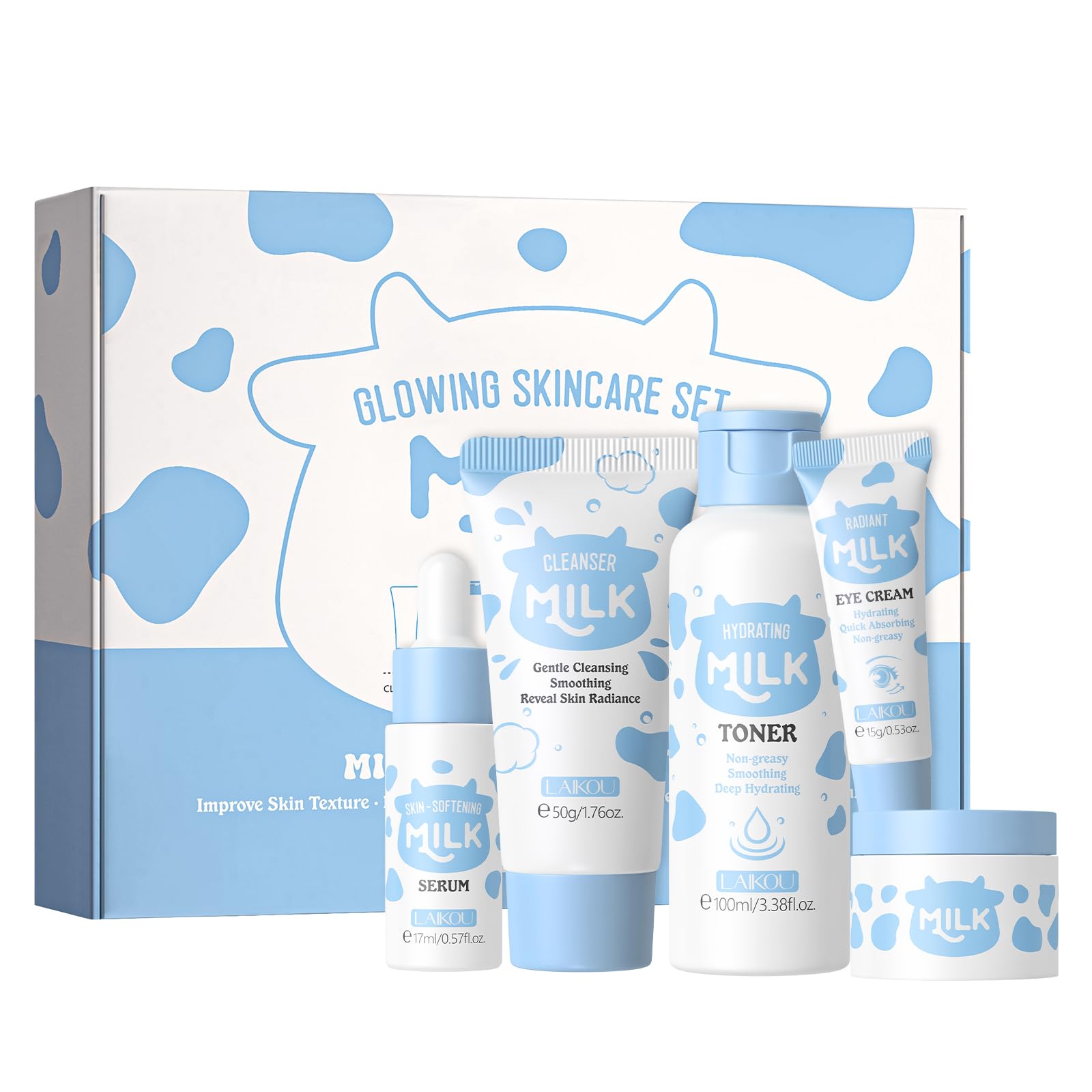 Skin Care Set, Skin Care Routine Kit for Women, Skincare Gift Set