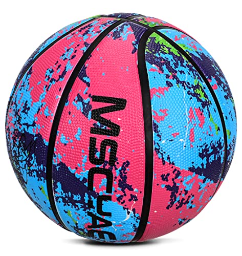 Mscyae Youth Basketball Size 5(27.5"),Kids Basketball For Indoor Outdoor Pool Play Games Or Practice Basketball Basic Skills (Best Gift For Children) #TOP5