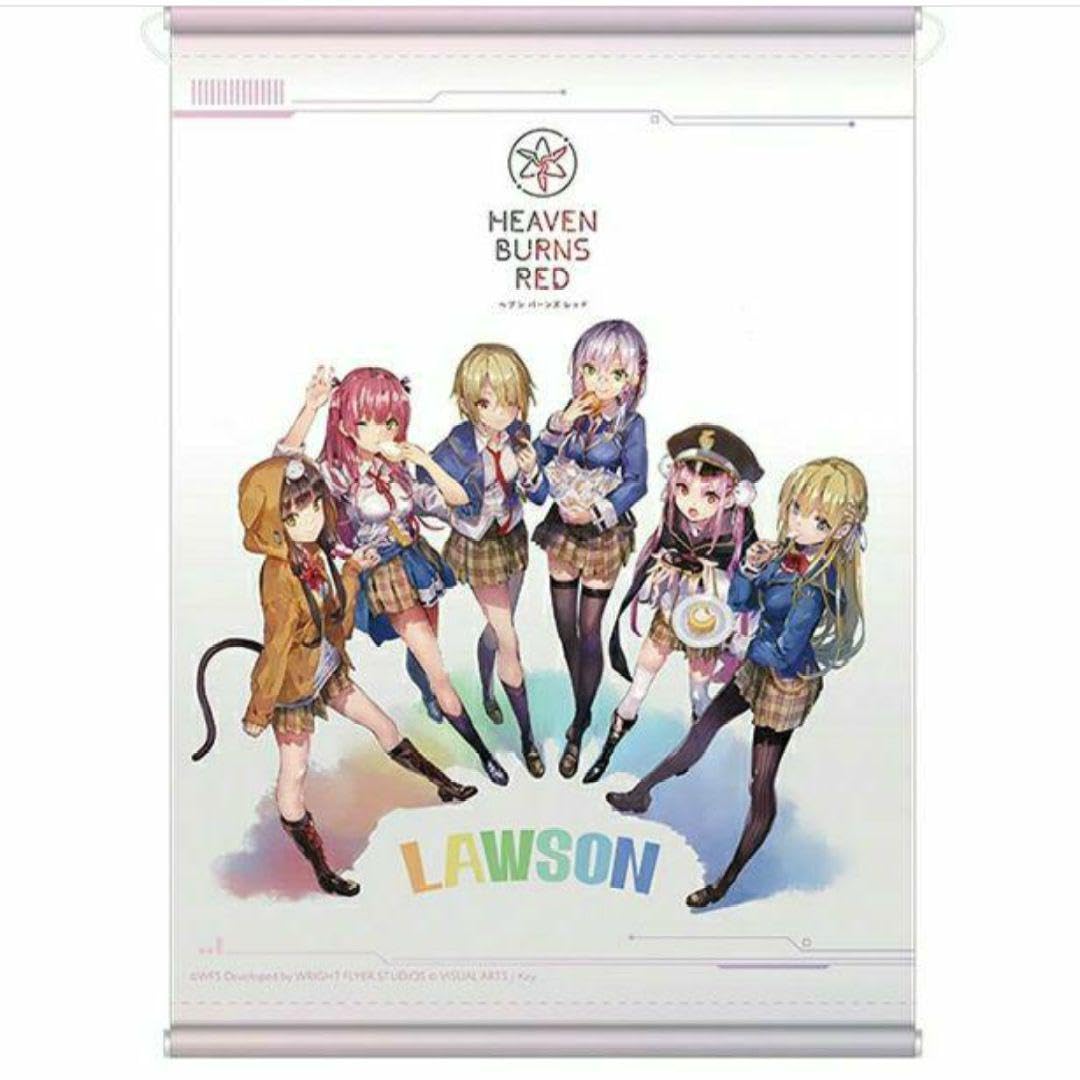 Amazon.co.jp: ヘブンバーンズレッド A2タペストリー ローソン @Loppi 