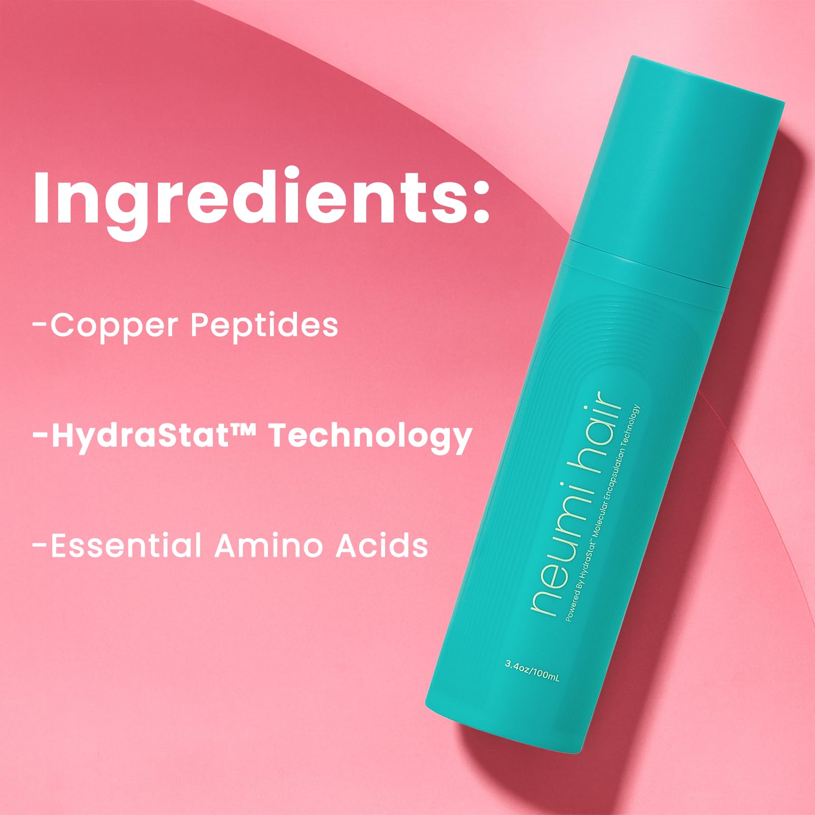 neumi glutathione ingredients Hair | 100 ml | Advanced Leave-In Hair Therapy | HydraStat Technology, & Copper Peptides | Supports Smooth, Hydrated, Healthy Strands BPC+PEA 500 – Healthgevity polyphenols mg:100