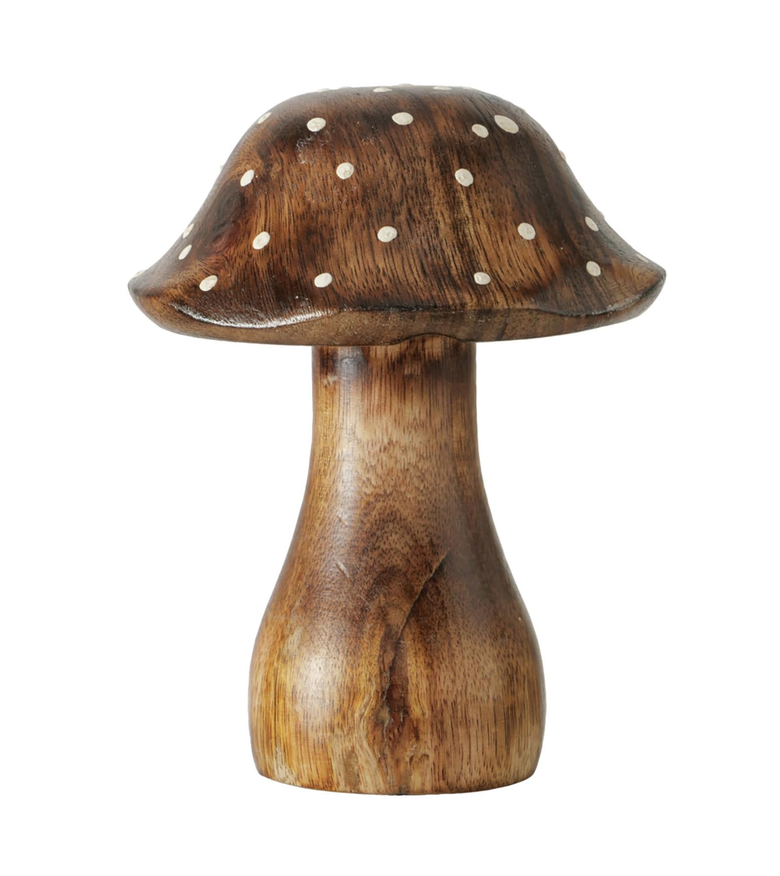 Champignons amanites tue-mouches en bois pour la décoration d'automne