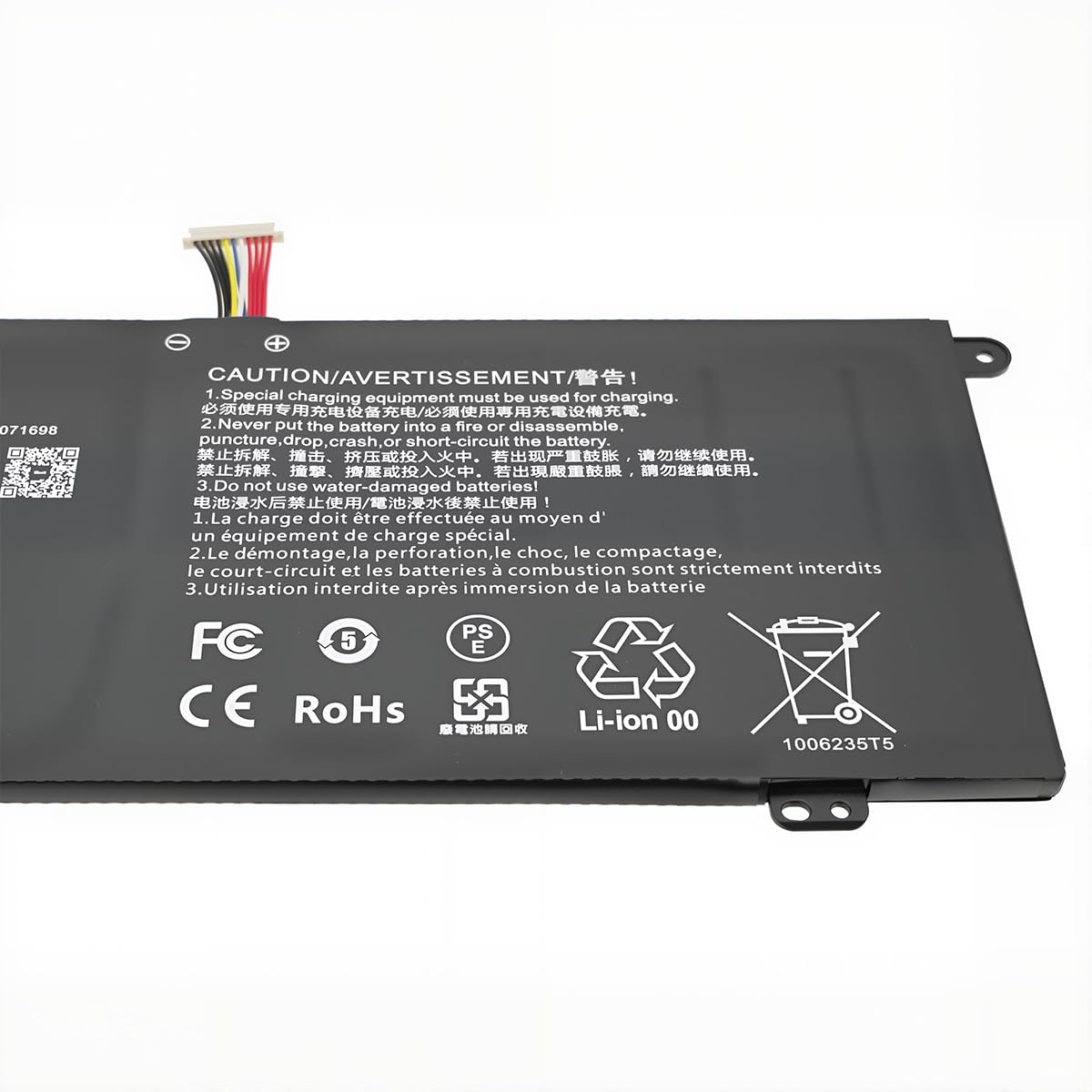 Tanch Batteria per Laptop 4588105-2s 40071698 per Toshiba Dynabook Satellite PRO C40-G-12H C40-H-101 C50-E-10C C50-E-111 C50-H CS50l-HB C40-J Medion Akoya E15403 7.6V 6000mAh 45.6W