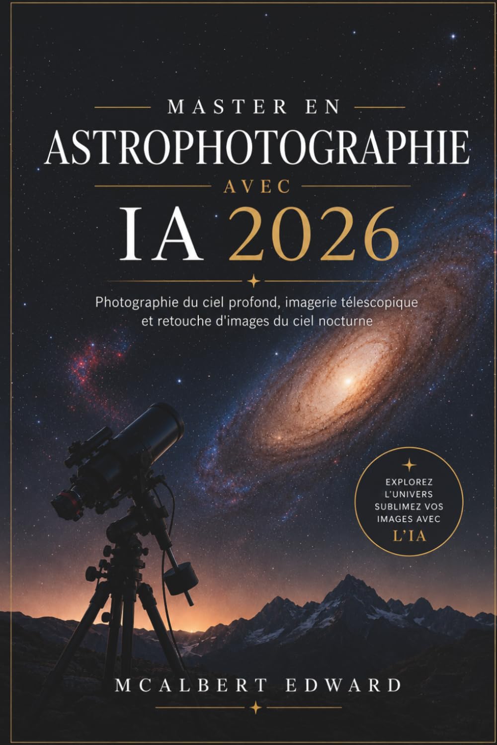 Master en astrophotographie avec IA 2026: Photographie du ciel profond, imagerie télescopique et retouche d'images du ciel nocturne