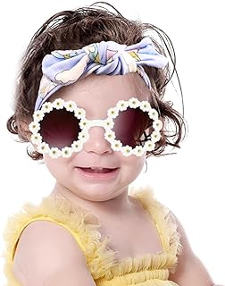 Yheahin Baby Girl Bows Tie Headband Newborn Soft Cotton Hair Bow Party Photo Shower Bow Headwraps Hair Accessories for Toddler Infant (Style 2-White a, stretchy)