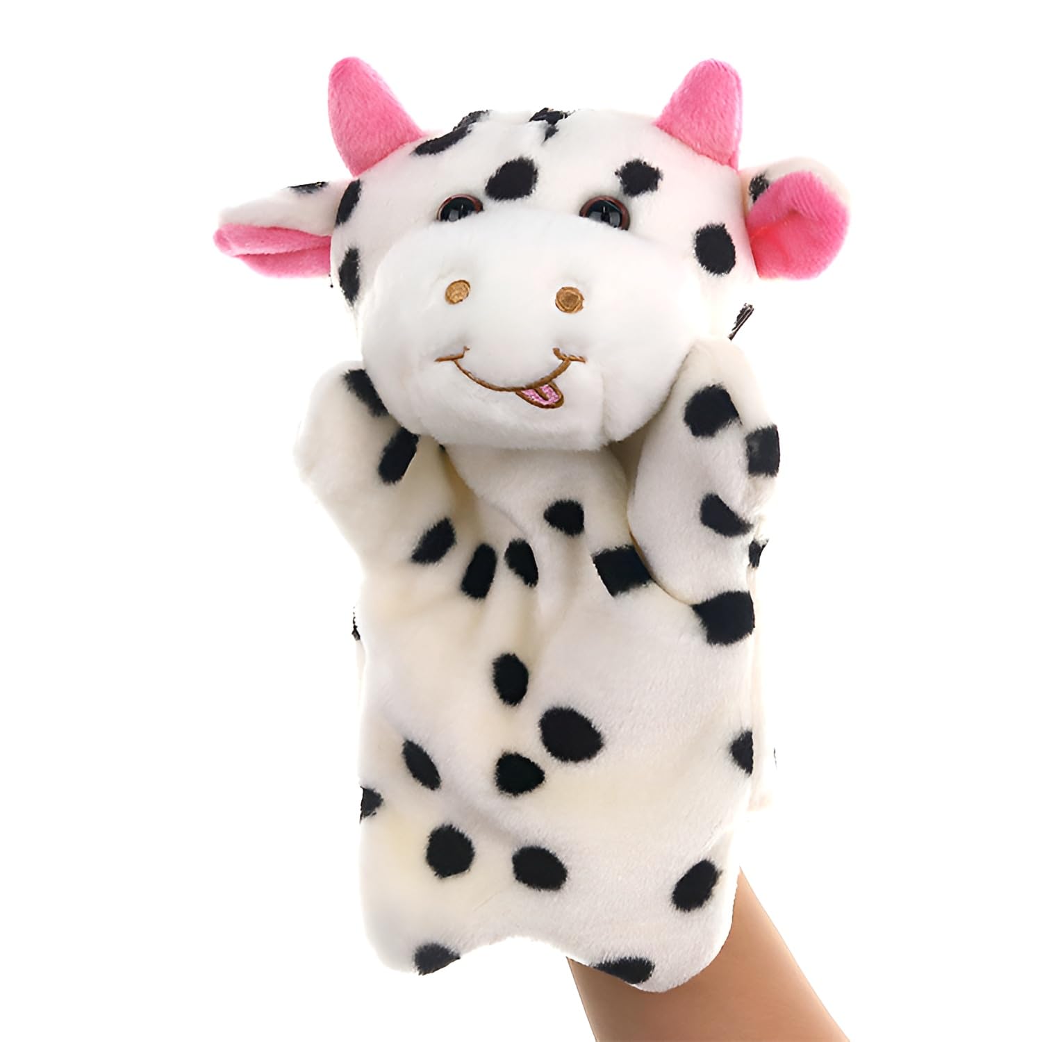 LOMTRATS Dog Rabbit elephant Dove Dragon Goat Koala Panda Bear Sheep Cow Hand Puppets Plush Animals Toys for Imaginative Pretend Play Storytelling Gifts for Kids — image 1