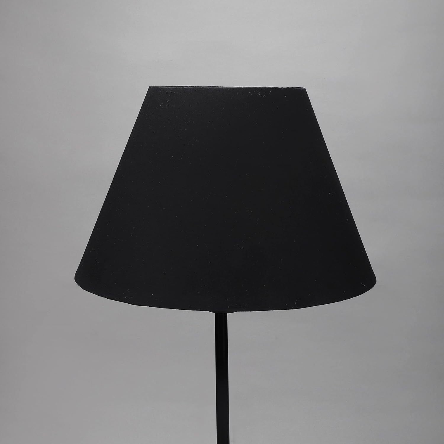 14" Inches, Black Conical Lamp Shade, Tripod & Floor Lamp Stands