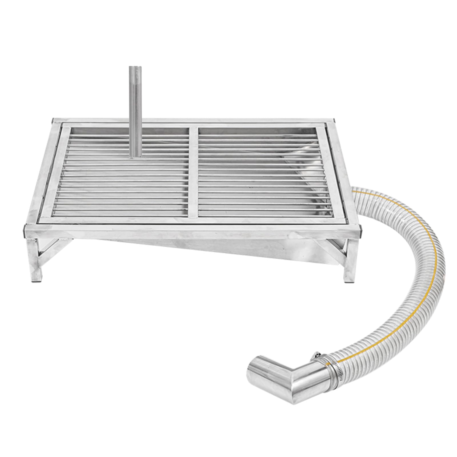 Dog Toilet Stainless Steel Pet Toilet Indoor Outdoor Dog Potty Training Tray Urinal Column for Porch Bathroom Apartment