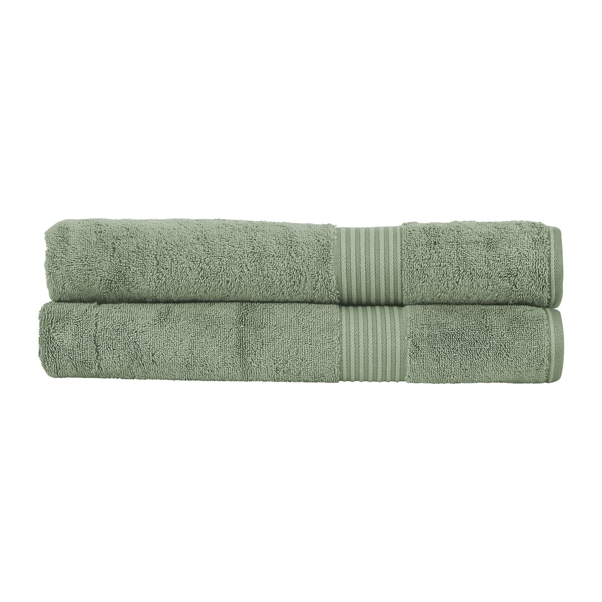 Christy Supreme Hygro 2 Bath Sheets Set | Bay Leaf Green | 100% Luxury Supima Cotton | Ultra Soft | Super Absorbent | 650GSM | Extra Large Bath Towels โ image 1