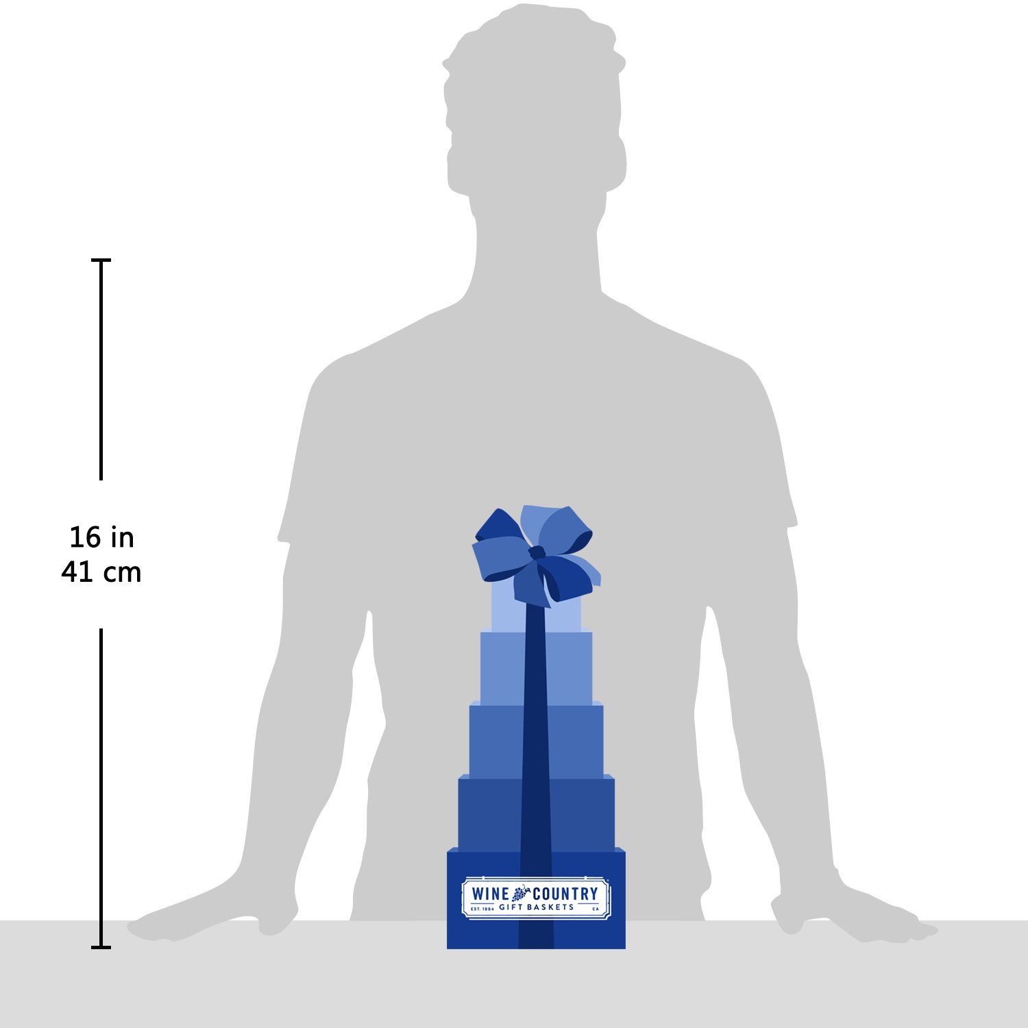 The Ghirardelli Chocolate Gift Tower by Wine Country Gift Baskets Buy Online in United Arab