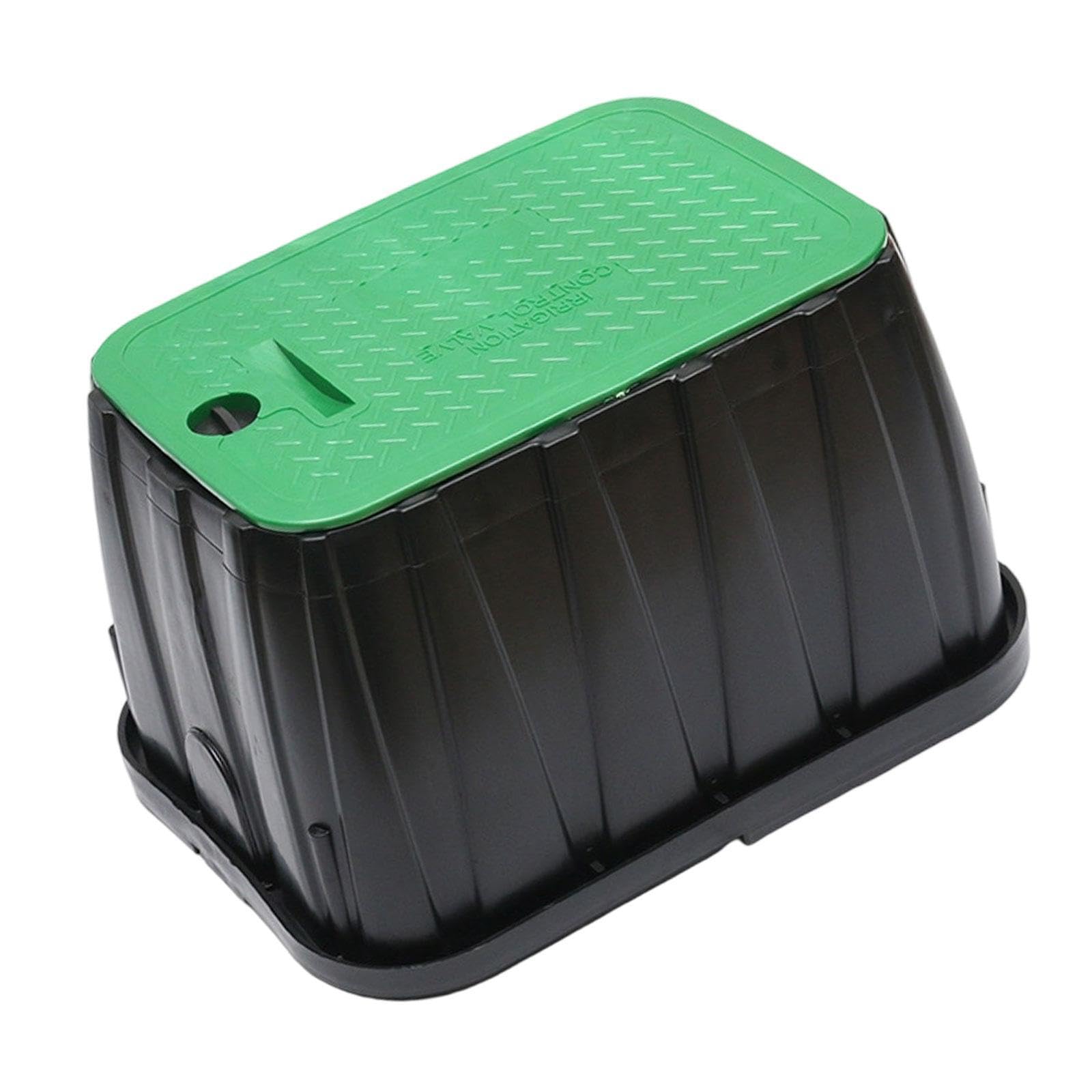KESOTO Arqueta de Riego para Riego, Protección, Instalación Rápida, Resistente, con Tapa, para Césped Subterráneo