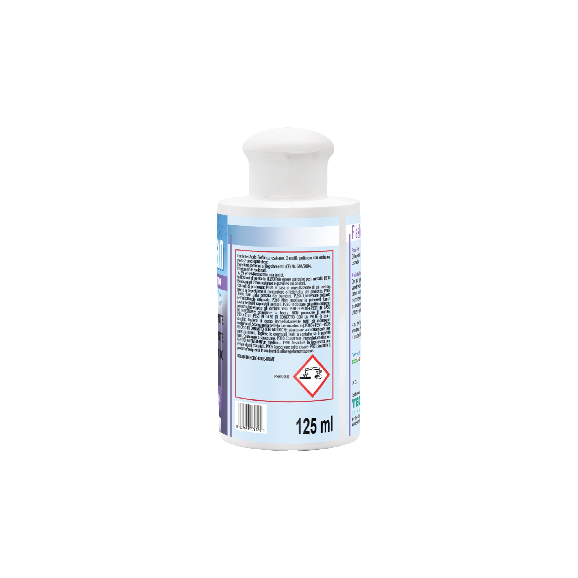 Metacril Kit Flash Antigotas - Tratamiento Hidrorrepelente Antical de Larga Duración para Cristal y Vidrio - Flash Clean 125 ml + Flash Care 125 ml