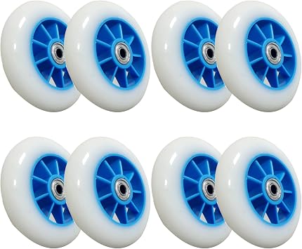 8 Pcs Inline Wheel Replacement Wheel Indoor/Outdoor Wheels with Bearing Professional Big Replacement Wheel 90mm,100mm,110mm