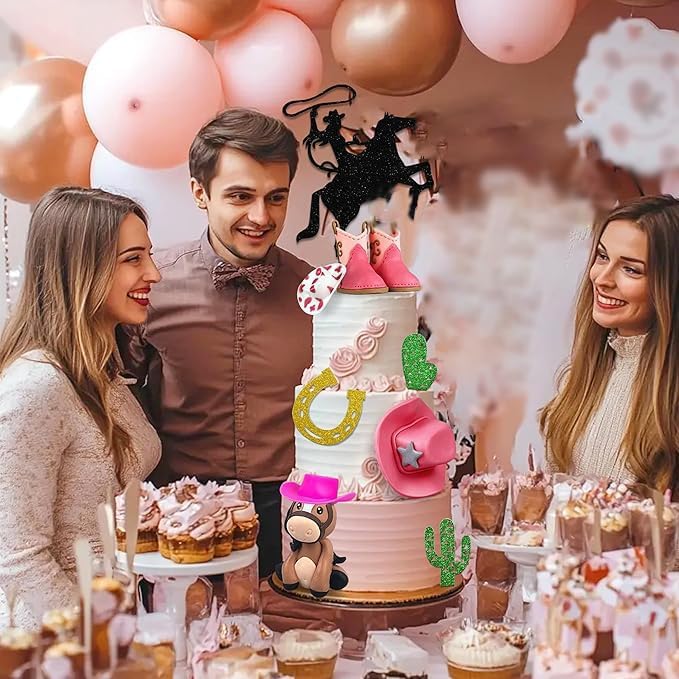 Kit décoration pour anniversaire COWBOY - Un Anniversaire en Or