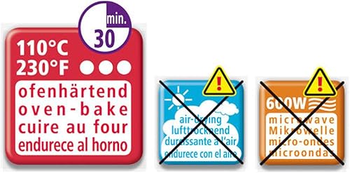 Miniatura 8 de Staedtler Fimo Professional arcilla polimérica suave, 3 onzas, carmín, carmín