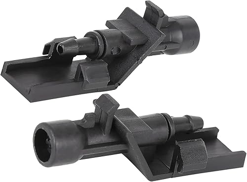 ACROPIX Boquilla de limpiaparabrisas de un solo orificio para Honda CR-V, paquete de 2, color negro