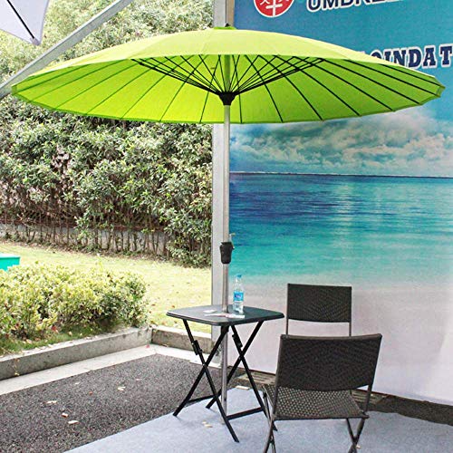Parasol sin base ajustable de 2.7m contra el sol directo en patio 5