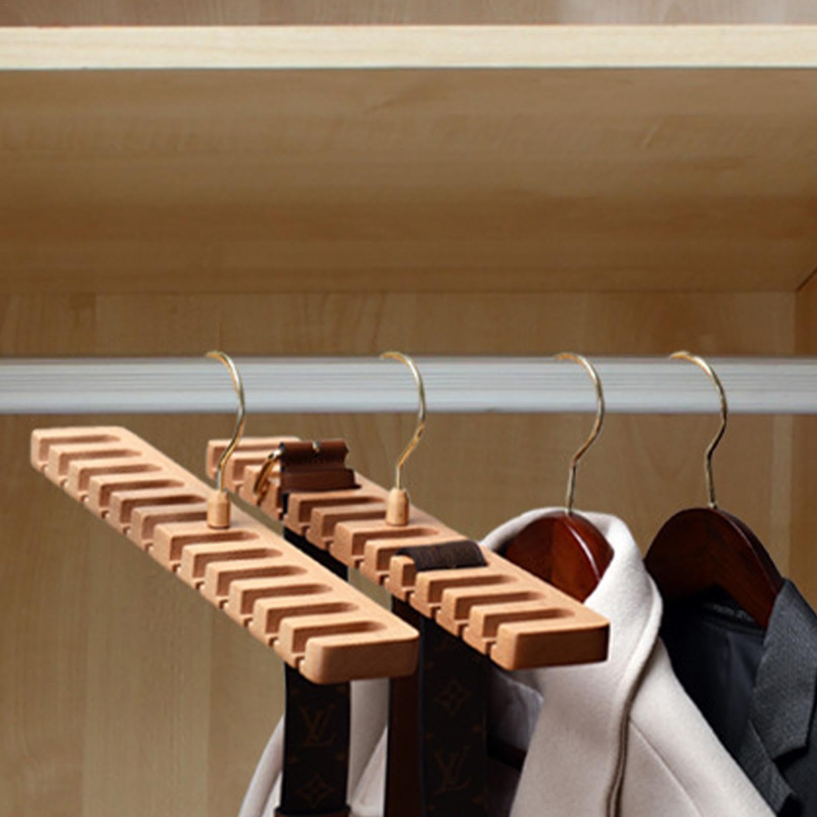 ease-c Riem Organizer Wit voor IKEA Pax Kledingkast, Riemvak in de kast, Riem- en stropdashouder, ruimtebesparende garderobe organiseren, Riemhouder, ease-c
