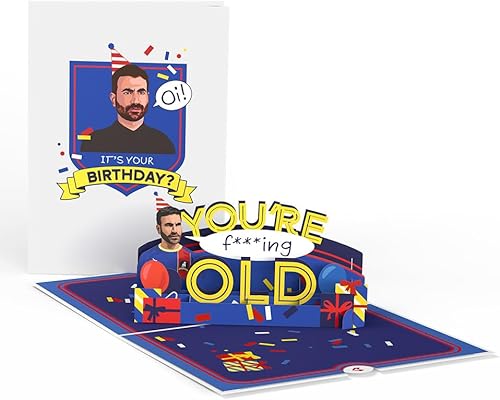 Miniatura 2 de Lovepop Tarjeta desplegable de feliz cumpleaños para ella y él, tarjetas de felicitación 3D de Ted Lasso para adultos, hombres, mujeres, Oi! It's