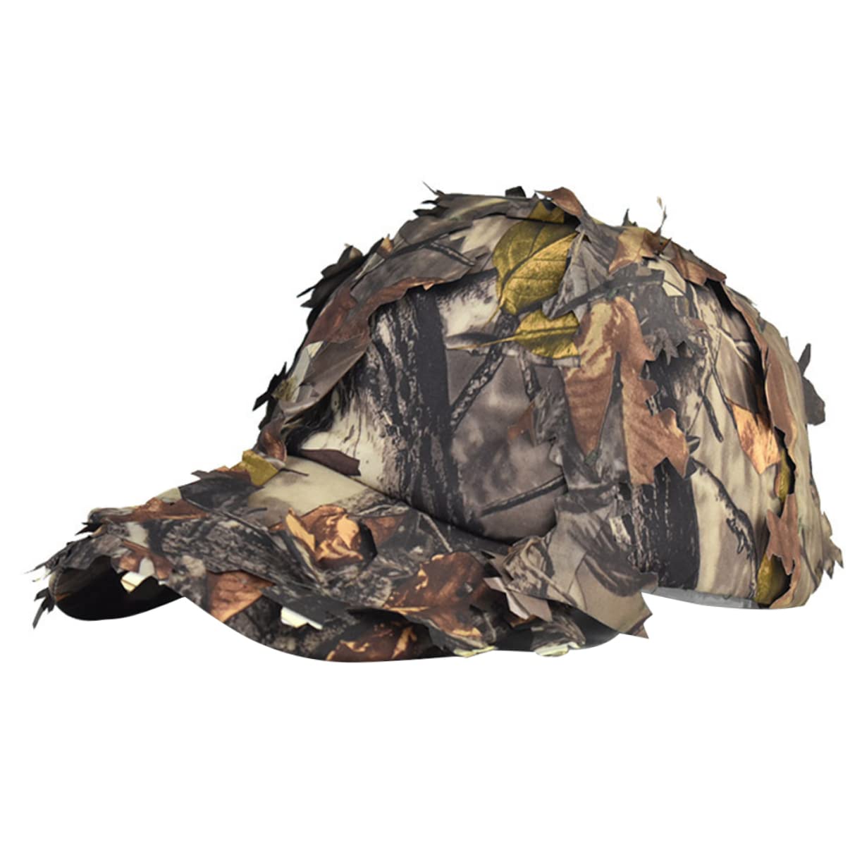 BESPORTBLE Gorra de béisbol de Camuflaje Senderismo Bosque Sol Sombreros para Hombres Tapa Largo Cubrir Gorras Deportivas Gorra de Hoja de la Selva Gorras de Pesca al Aire Yellow