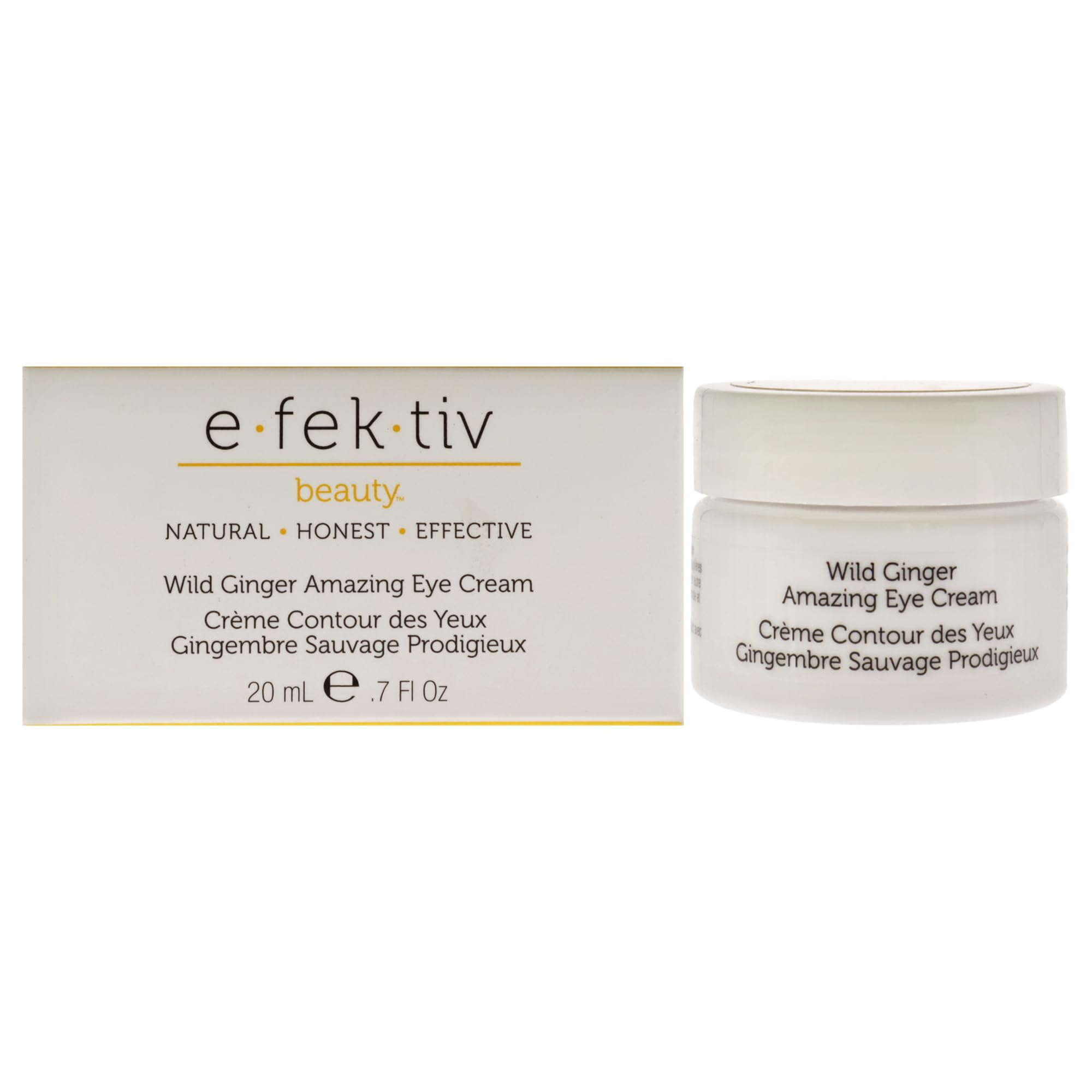 beauty wild ginger amazing eye cream- deeply hydrates and moisturize- collagen booster- Vegan- Sulfate- free- Unisex- 0 7