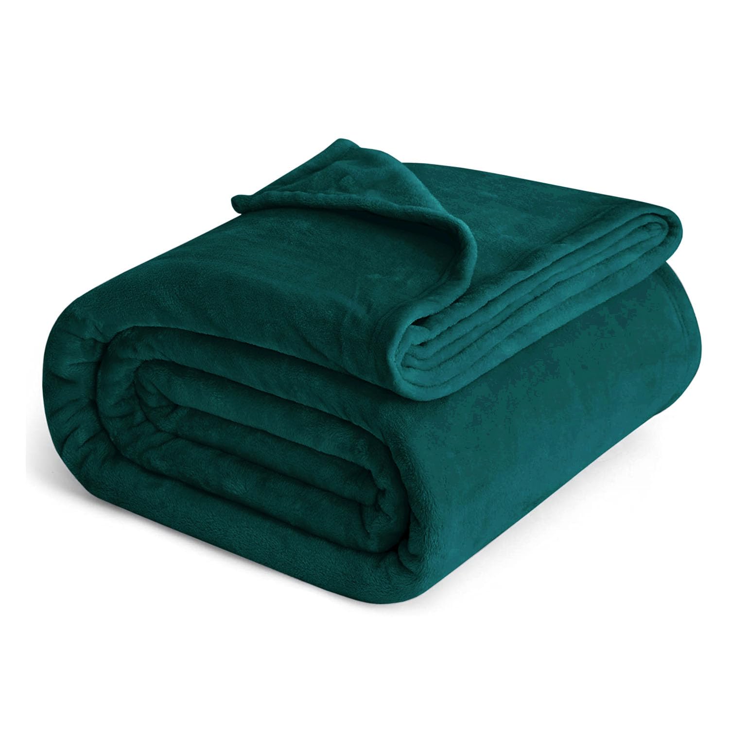 IR Imperial Rooms Fleece Blanket Throw Emerald, Twin/Double 150X200 Cm