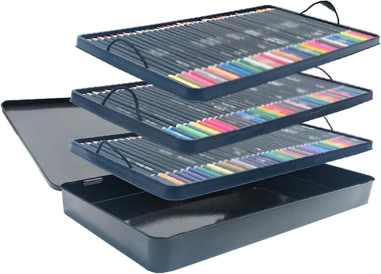 120 Color Iron Box Pencil Set For Adult Painting, Stationery, And Art Supplies