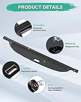 Vista 169 de Powerty Cubierta de Carga para Accesorios Kia Sportage 2023-2025 2026, Textura de Lona Cubierta Retráctil para Maletero Trasero de Carga de Equipaje