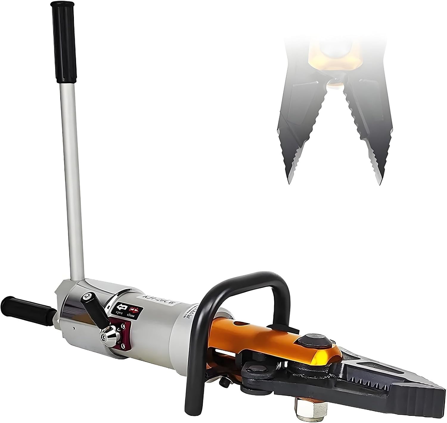 Integral Hydraulic Spreader Stretching Pliers, 360° Rotating Hydraulic Expander Shear, Shear Force 18T, Spreading Force 5.5T,For Firefighting/Traffic Accident Emergency Rescue,Aluminumboxpacking
