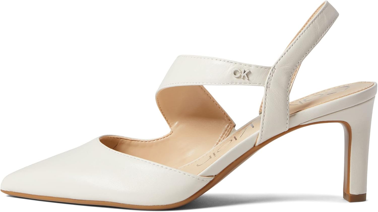 Calvin Klein Zapatos de tacón Larin para Mujer, Marfil, 11