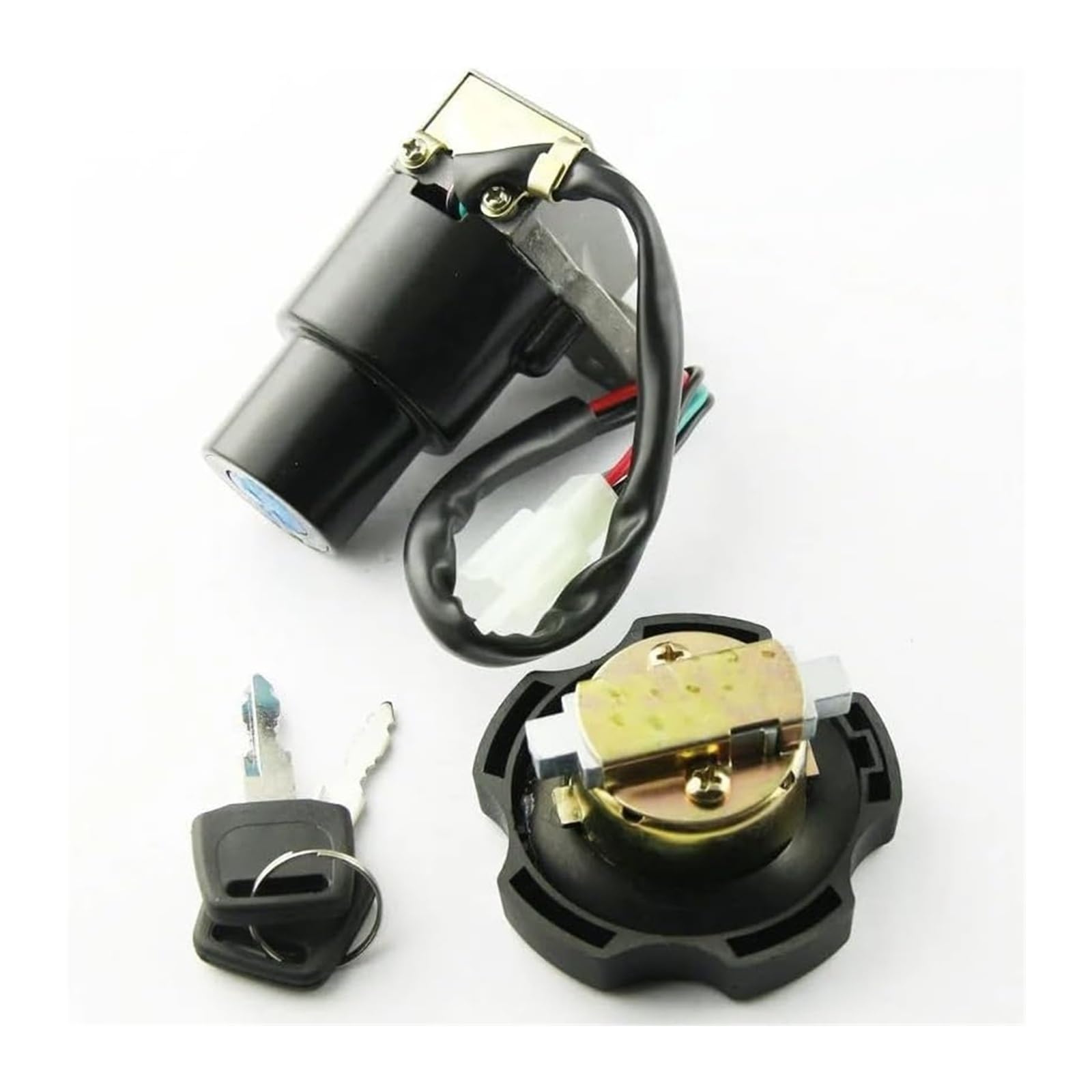 Blocco Accensione Per XT600 XT 600 1990-1995 TW200 DT200 DT200R XT225 Per Serow 225 Chiave Di Blocco Sella Interruttore Accensione Moto Tappo Serbatoio Carburante Interruttore Moto