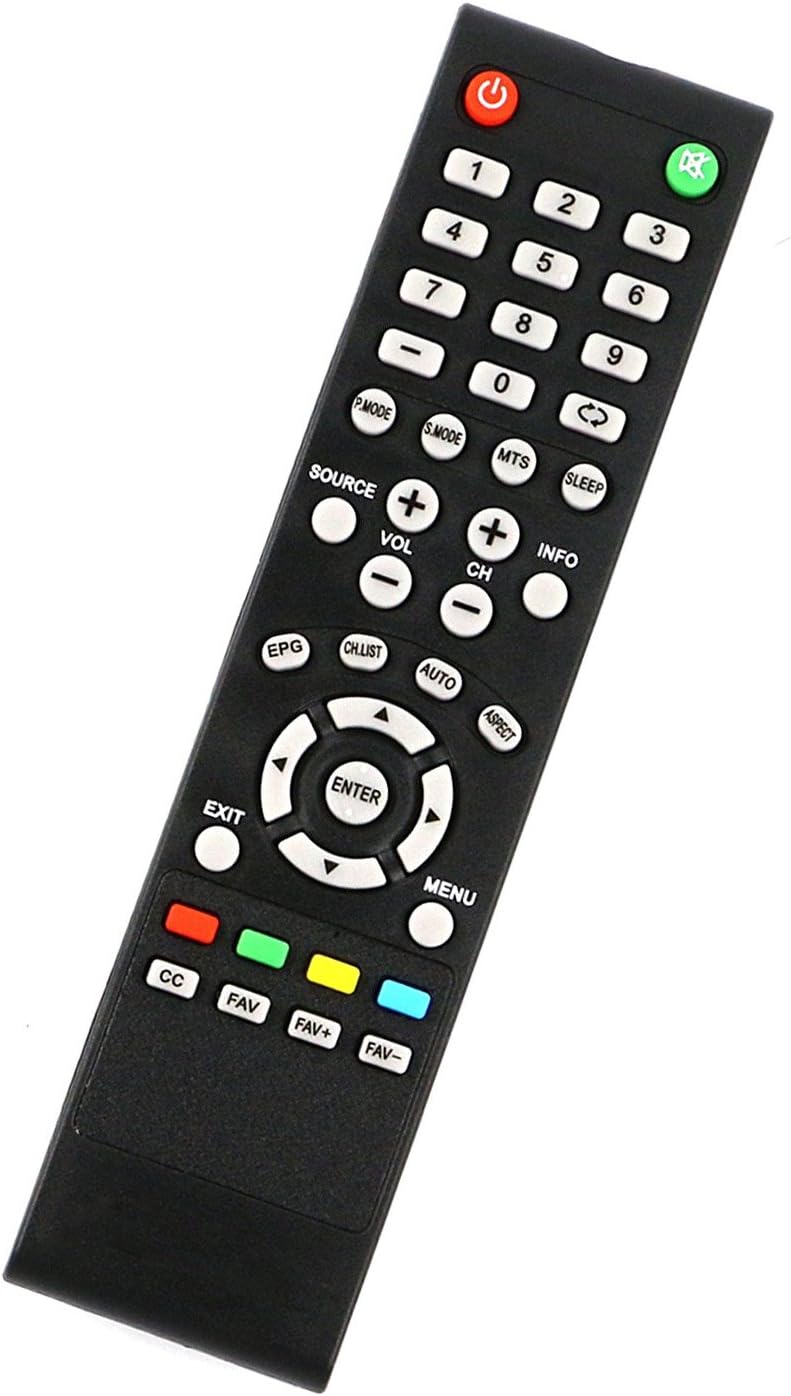 New Replaced Remote for Proscan TV RLDED3258A-F RLDED3258AF RLDED5099 RLDED5099-UHD PLDED5068AD PLDED5068A-D PLDED5066A-B PLDED3273A-E PLDED3996A-E PLED5529A-G PLEDV3282A PLED2243A-I PLDED5066A-B