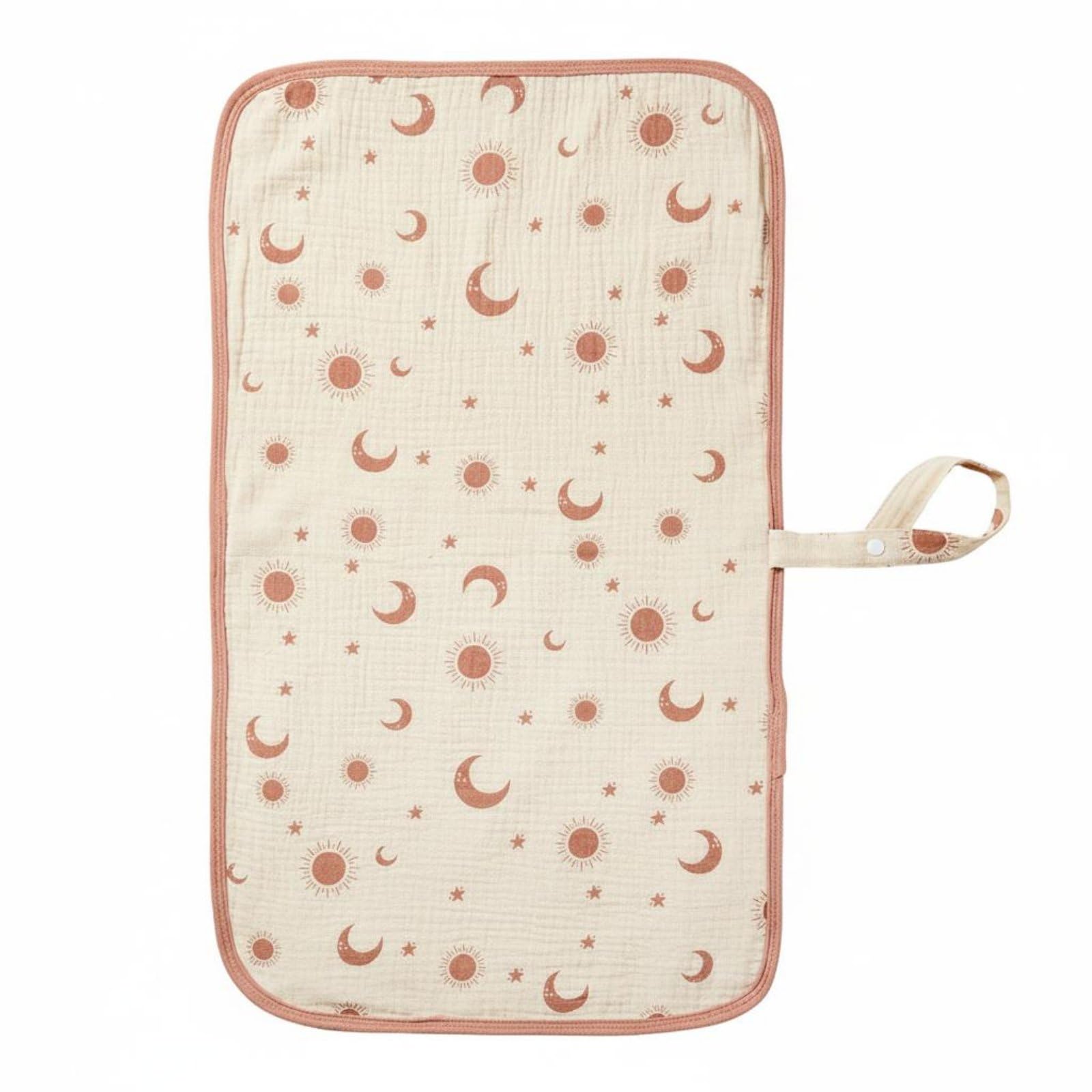 Enakshi Highly Absorbent Waterproof Diaper Mat Skin-Friendly Cotton Baby Pee Pad Breathable Portable Diaper Mat Leak-Proof for Newborns, Infants, on-the-Go, Sun Moon Star-image-42