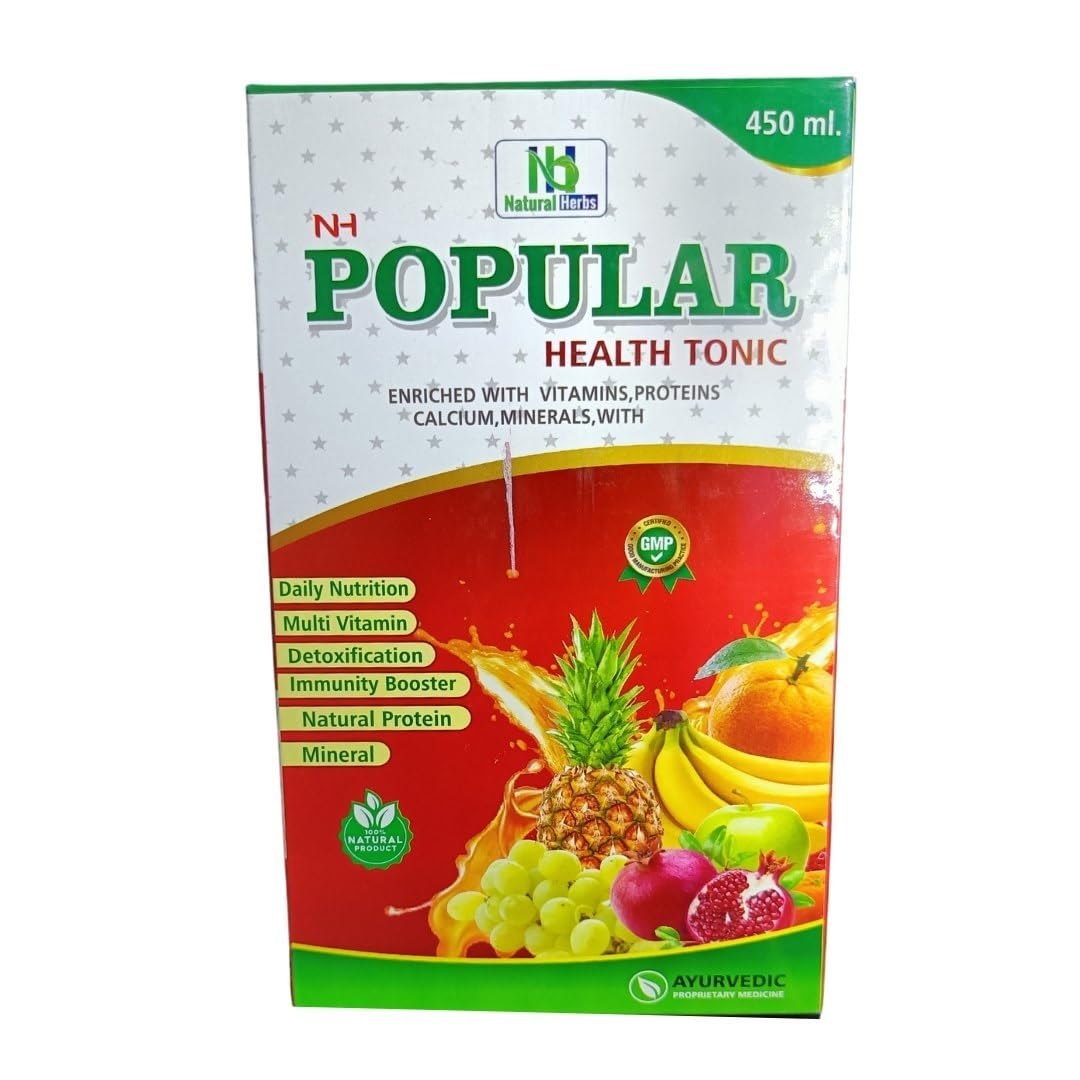 NH Popular Health Tonic | Ayurvedic Proprietary Medicine | Herbal Health Tonic | 450 ml-image-13