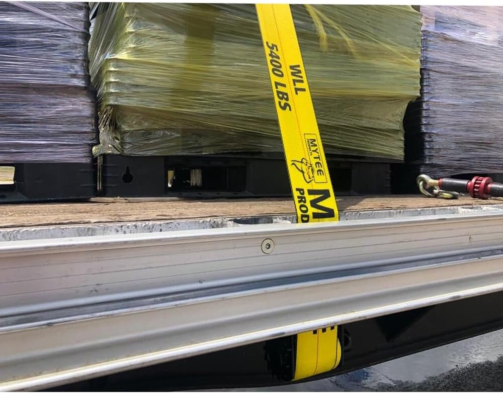 Mytee Products 4 in. x 50 ft. Winch Strap with Flat Hook