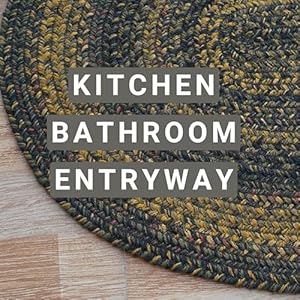 Homespice Salem Small Braided Rug, Ideal as Classic Rope Rug for Entryways and Hand Braided Kitchen Rugs for Rustic Decor - Durable and Reversible - Premium Jute Bathroom Rug 27x45 Inches Homespice Salem Small Braided Rug Ideal as Classic Rope Rug for Entryways and Hand Braided Kitchen Rugs for Rustic Decor Durable and Reversible Premium Jute Bathroom Rug 27×45 Inches